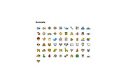 +1000 FILLED LINE ICONS, an Outline Icon by beguima (Thumbnail 8 of 17)