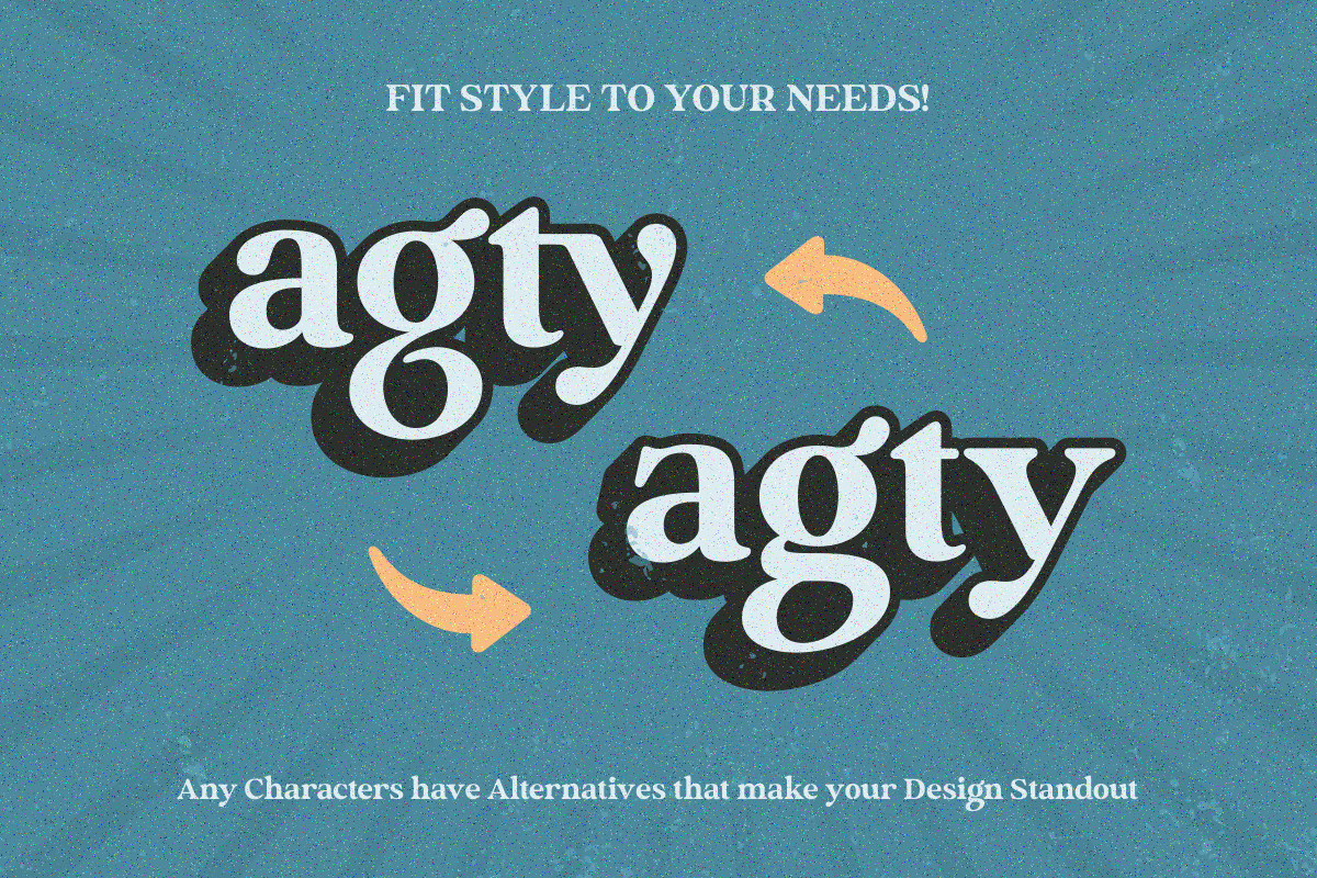 Vintage - Retro Serif Font, a Serif Font by Sensatype (Photo 6 of 16)