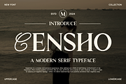 Censho - Modern Serif Typeface, a Serif Font by MaikoHatta (Thumbnail 1 of 7)