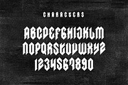 SAYAT BOLD BLACKLETTER TYPEFACE, a Blackletter Font by CONTRIVEDAZE (Thumbnail 6 of 7)