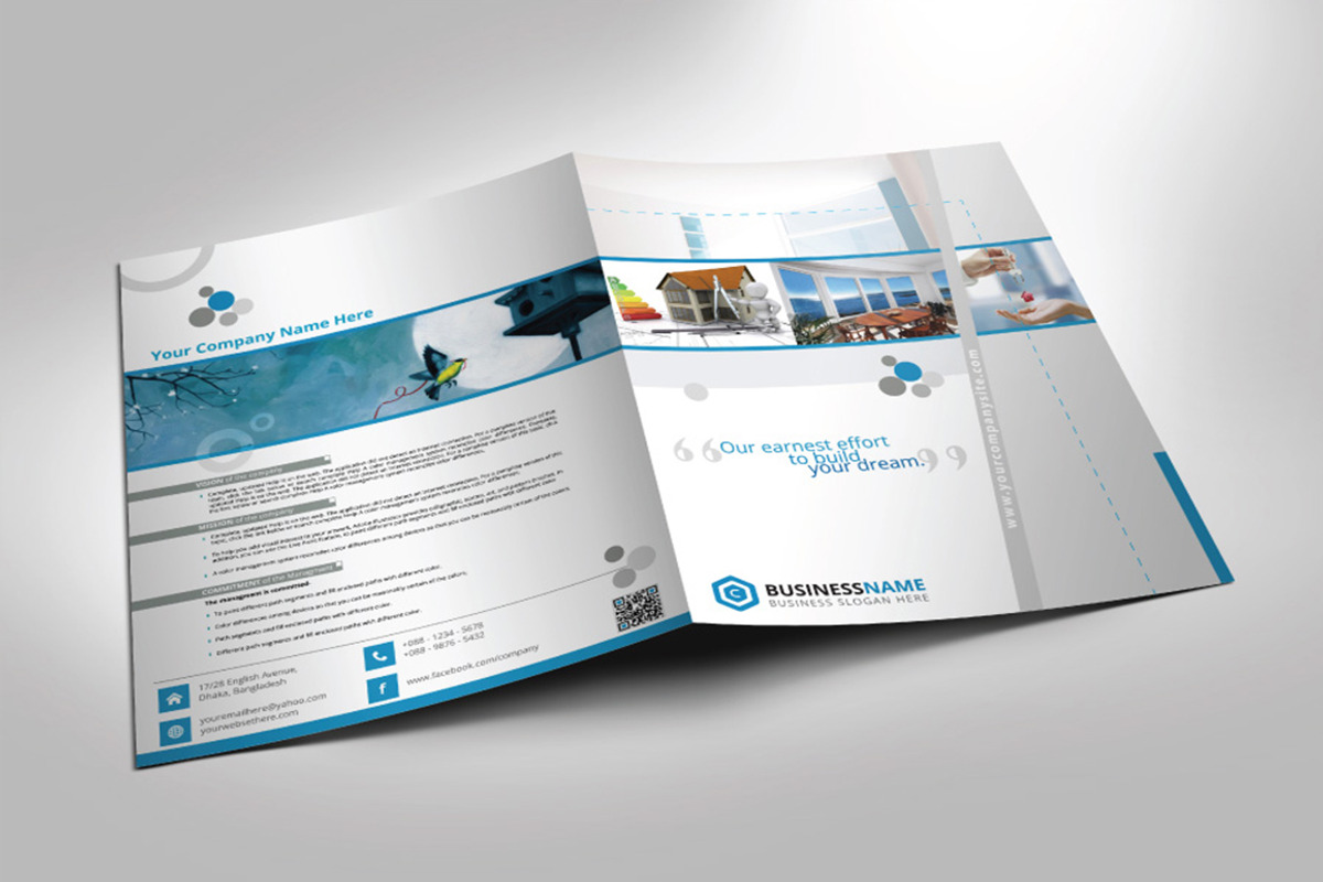 Real Estate Company Brochure Bi Fold, a Brochure Template by ideaz_sabbir (Photo 2 of 4)