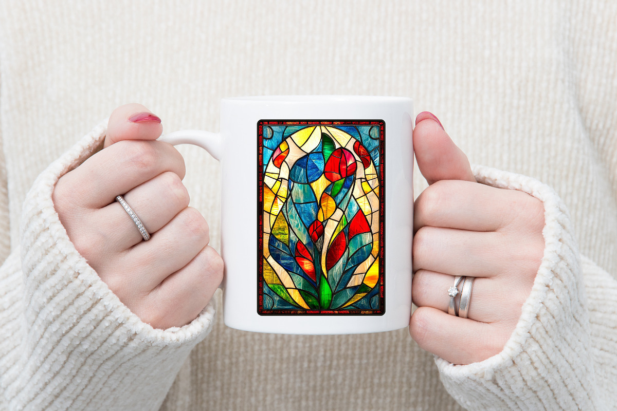 Stained Glass Tarot Cards, an Illustration by SinaCreation (Photo 4 of 5)