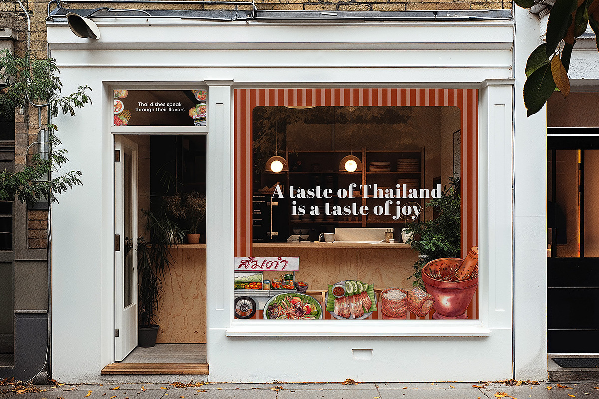 Popular Thai Food – Watercolor, a Food Illustration by CreativeValuation (Photo 7 of 11)