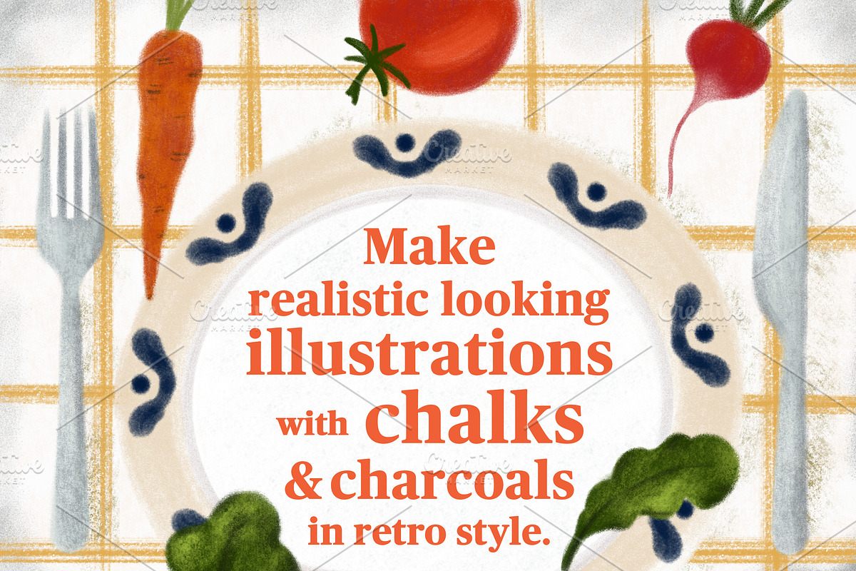 Delicious Brushes for Procreate, a Brush Add-On by Biso Studio (Photo 3 of 6)