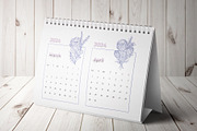 Floral Minimalist Calendar 2024, a Stationery Template by Rose Design (Thumbnail 5 of 5)