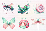 Insects Clipart Bundle, an Illustration by CreationArt (Thumbnail 3 of 5)