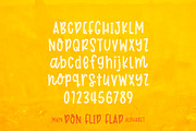Don Flip Flap - fun inline font trio, a Font by Little Type Factory (Thumbnail 6 of 10)