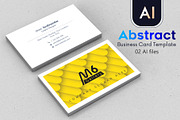 Abstract Business Card Template - 46, a Business Card Template by M6 Gallery (Thumbnail 1 of 3)