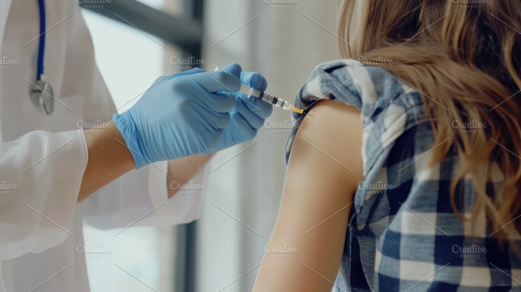 Vaccine admin by healthcare pro, a Photo by Beautiful things