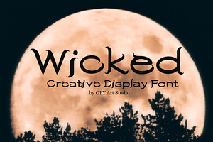Wicked - Creative Display Font