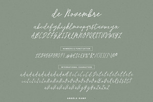 De Novembre Sleek Signature Script