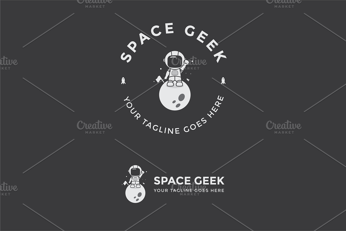 Astronaut, a Branding & Logo Template by lineandcircle (Photo 5 of 5)