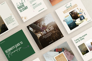 Eco Aesthetic Social Templates