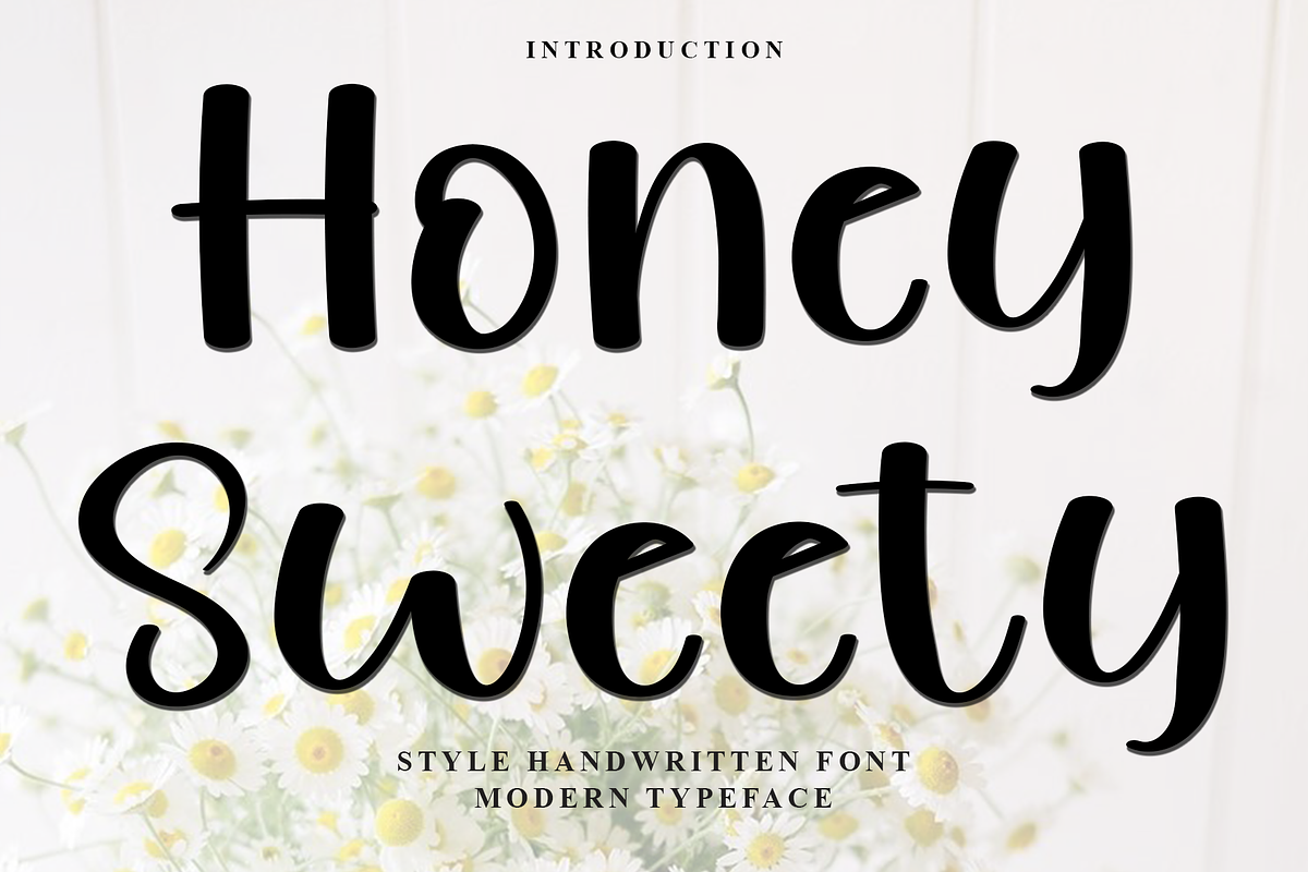 Honey Sweety, a Script Font by InermediaSTUDIO (Photo 1 of 8)