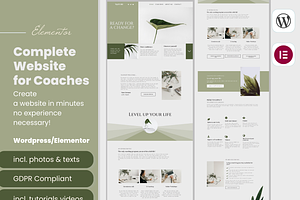 Minimalist Wordpress Theme Coach