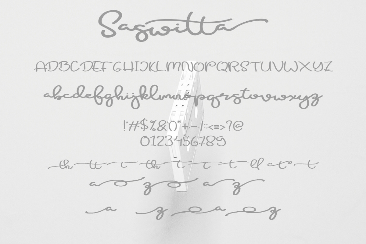 Saswitta, a Script Font by MissinkLab Studio (Photo 10 of 10)