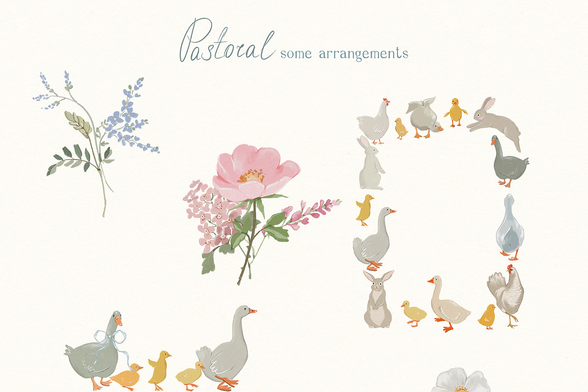 Cottagecore PNG Frames Illustrations, a Decorative Illustration by whiteheartdesign (Photo 4 of 19)