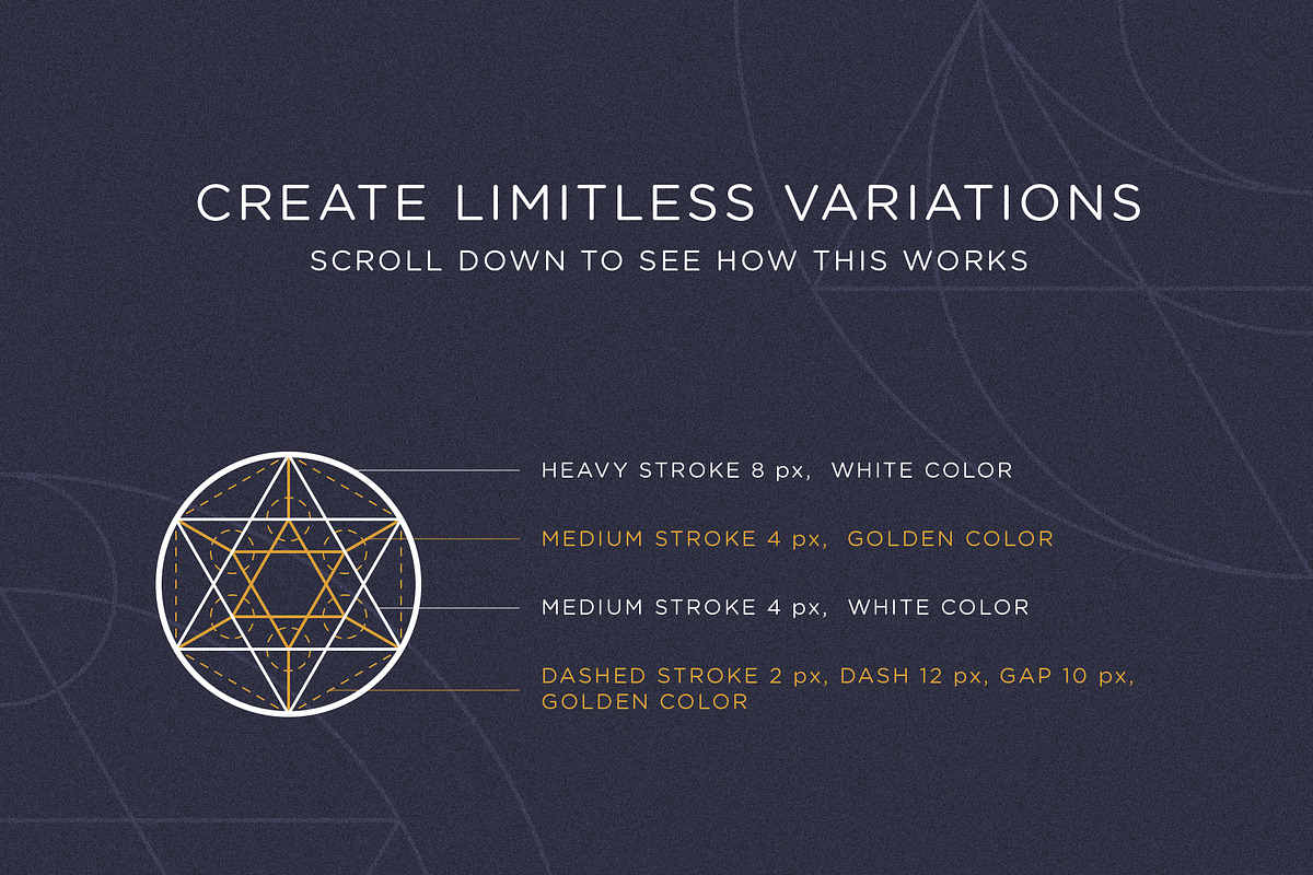 Sacred Geometry Vector Megabundle, an Illustration by ARTE MIGUEL (Photo 9 of 10)