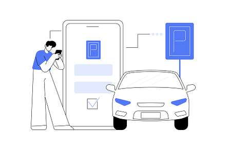Reserve parking space for your, an Illustration by Visual Generation