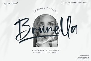 Brunella - Handwritten Font