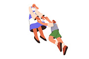 People meeting set. Reunion concept, a Person Illustration by Good Studio (Thumbnail 19 of 20)