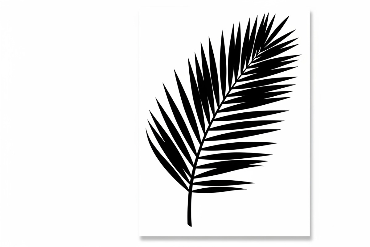 Stylish tropical palm wall decor, an Illustration by Amazin_art (Photo 19 of 33)