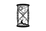 Celestial Sun Moon Hourglass Bundle, an Illustration by Gaye Art (Thumbnail 9 of 31)