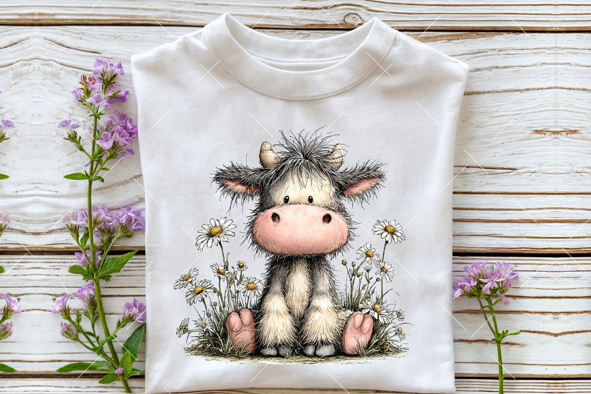 Whimsical Spring Farm Animals Clipar, an Illustration by OK Design (Photo 5 of 6)