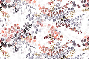 Winter Watercolor Floral pattern., a Decorative Illustration by pixel stock ( pattern ) (Thumbnail 4 of 5)