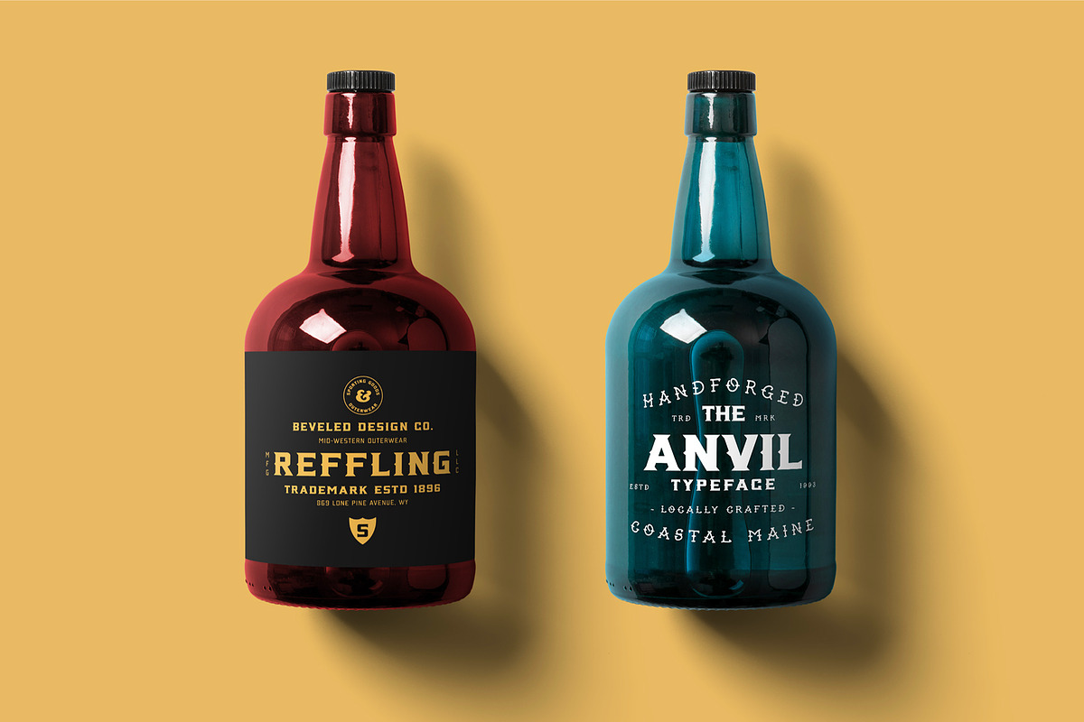 Anvil | Hand Forged Serif, a Serif Font by Beveled Design Co. (Photo 14 of 14)