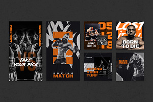 Boxing Instagram Templates