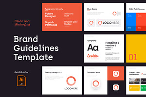 Modern Brand Guidelines Template