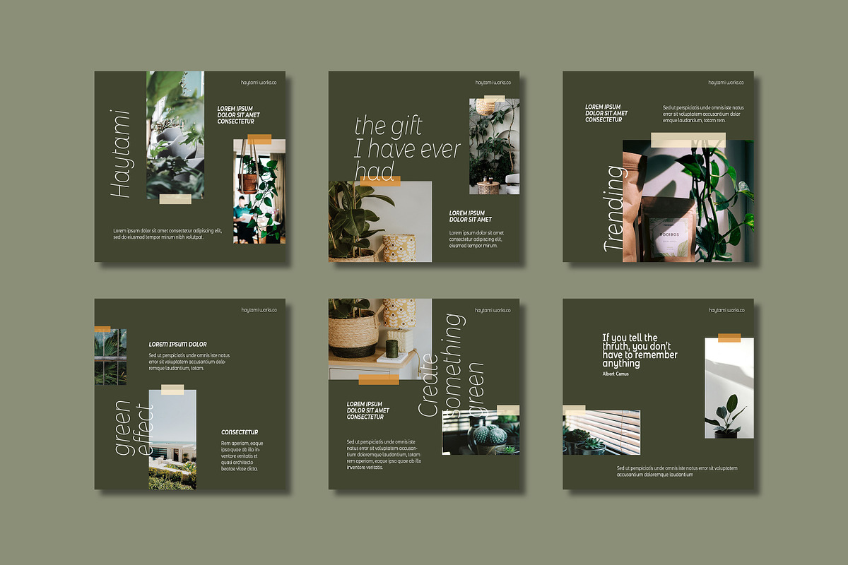 Haytami - Instagram, a Social Media Template by Bokuto (Photo 2 of 3)