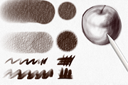 38 Graphic brushes for Procreate, a Brush Add-On by Graphics Resources (Thumbnail 10 of 14)