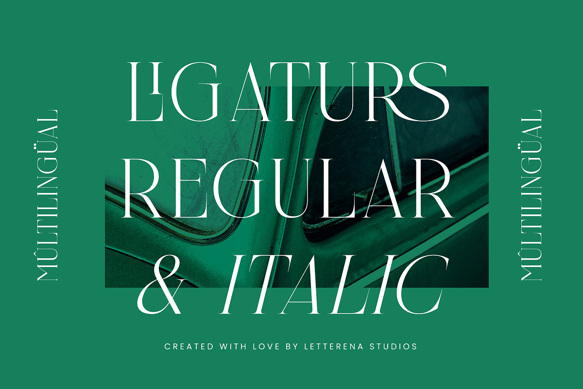 Nelhinco Modern Display Serif, a Serif Font by Letterena Studios (Photo 2 of 15)