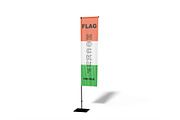 Flag Mockup, a Product Mockup by Mockupfit (Thumbnail 2 of 2)