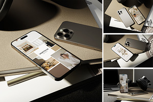 iPhone 15 Mockup, a Product Mockup by MrLetters