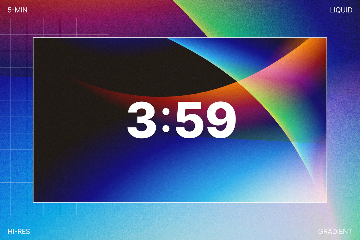 Liquid Gradient II (5-min Timer), a Background Graphic by JD Designs (Photo 2 of 3)