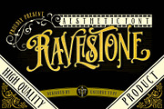 Ravestone, a Serif Font by uncurve (Thumbnail 1 of 9)