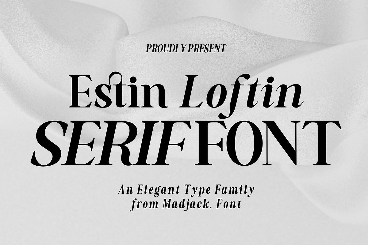 Estin Loftin Serif Font, a Serif Font by Madjack.font (Photo 1 of 15)