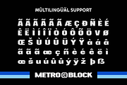 Metro Block - Sans Serif Display Fon, a Sans Serif Font by Studio Moara (Thumbnail 2 of 7)
