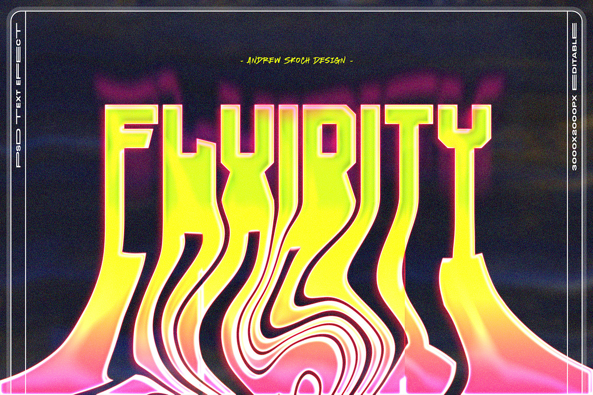 Liquid Melted Text Effects vol 1, a Layer Style Add-On by Andrew Skoch Design (Photo 3 of 10)