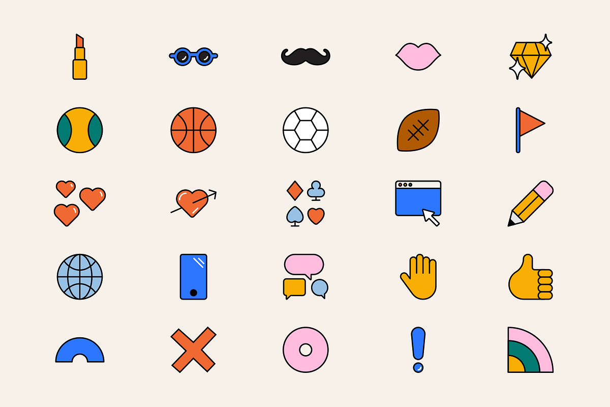 Emoji Sticker Illustrations, a Food Illustration by IlloBob (Photo 4 of 9)