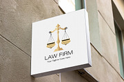 Professional Law Firm Logo Design, a Branding & Logo Template by YUDesignStore (Thumbnail 1 of 6)