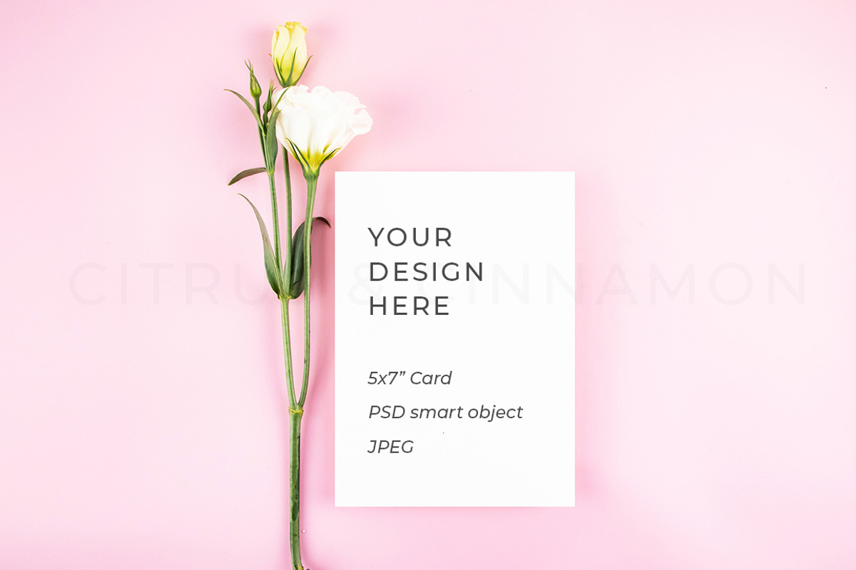 Styled Card & Print Mockup Bundle, a Print Template by Citrus and Cinnamon (Photo 2 of 11)