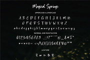 Magical Springs - Modern Script font, a Script Font by Nahar_std (Thumbnail 7 of 7)