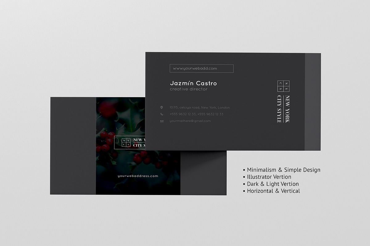 Business Card, a Business Card Template by ZAAS (Photo 2 of 12)