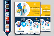 10 Cleaning Service Flyers Bundle, a Flyer Template by Imagine Design Studio (Thumbnail 11 of 12)