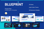 Project Plan Google Slides Template, a Presentation Template by New Coral Design (Thumbnail 1 of 6)