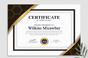 Printable Certificate Template, a Stationery Template by MightyDesign